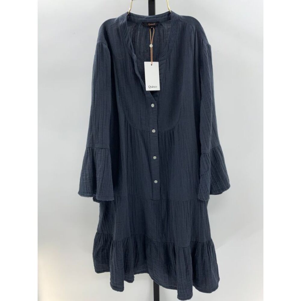 Quince Navy Blue Women's Dress